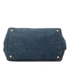Prada Large Denim Canapa Logo Tote Secondhand