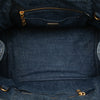 Prada Large Denim Canapa Logo Tote Secondhand