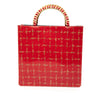 Chanel Chocolate Bar Patent Tweed Print Tote Secondhand