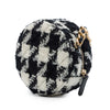 Chanel Tweed 19 Round Clutch with Chain and Coin Purse Secondhand