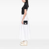 Chanel Mini Square Calfskin Graphic Flap Crossbody Secondhand