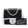 Chanel Mini Square Calfskin Graphic Flap Crossbody Secondhand