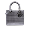 Dior Medium Metallic Patent Microcannage Lady Dior Secondhand