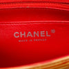 Chanel Mini Square Classic Patent Striped Single Flap Secondhand