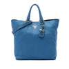 Prada Vitello Daino Open Convertible Tote Secondhand