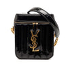 Saint Laurent Matelasse Patent Monogram Vicky Vanity Bag Secondhand