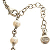 Chanel CC Brass Strass Faux Pearl Baroque Chain Long Necklace Secondhand