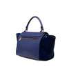 Celine Small Calfskin and Suede Trapeze Satchel Secondhand