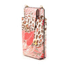 Ferragamo Floral Printed Leather Vara Bow Phone Pouch Secondhand