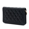 Chanel Quilted Caviar Boy Wallet on Chain Secondhand