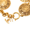 Chanel CC Gold Plated Medallion Link Bracelet Secondhand