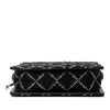 Chanel Tweed and Resin Zipped Chain Shopping Bag Secondhand