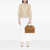 Prada Saffiano Triple Zip Dome Tote Secondhand