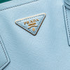 Prada Medium Bicolor Saffiano Cuir Double Satchel Secondhand