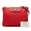 Prada Saffiano Trimmed Tessuto Crossbody Secondhand