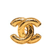 Chanel CC Quilted Gold Plated Pin Brooch Secondhand