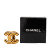 Chanel CC Quilted Gold Plated Pin Brooch Secondhand