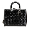 Dior Large Patent Cannage Lady Dior Secondhand