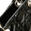 Dior Large Patent Cannage Lady Dior Secondhand