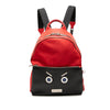 Fendi Nylon and Leather Faces Backpack Secondhand