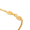 Chanel CC Gold Plated Medallion Pendant Necklace Secondhand