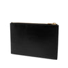 Saint Laurent Leather Zip Clutch Secondhand