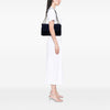 Fendi Large Zucca Embossed Technical Fabric Chain Midi Baguette Secondhand