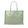 Gucci Large GG Denim Ophidia Tote Secondhand