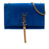 Saint Laurent Medium Suede Monogram Kate Tassel Crossbody Secondhand