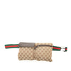 Gucci GG Canvas Web Double Pocket Belt Bag Secondhand