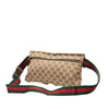 Gucci GG Canvas Web Double Pocket Belt Bag Secondhand