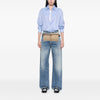 Gucci GG Canvas Web Double Pocket Belt Bag Secondhand