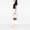 Fendi Mini Bicolor Nappa Apolo Chain Baguette Shoulder Bag Secondhand