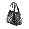 Burberry Medium Beat Check Nylon Lowry Satchel Secondhand