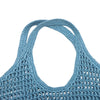 Prada Raffia Effect Crochet Logo Embroidered Shopping Tote Secondhand