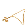 Chanel CC Gold Plated Medallion Coin Charm Pendant Necklace Secondhand
