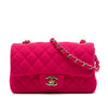 Chanel Mini Rectangular Classic Jersey Single Flap Secondhand