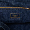 Prada Large Denim Canapa Logo Tote Secondhand