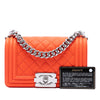 Secondhand Chanel Small Quilted Caviar Boy Flap