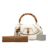 Gucci Medium GG Canvas New Bamboo Satchel Secondhand