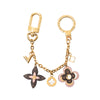 Louis Vuitton Gold Plated Blooming Flowers Chain Bag Charm and Key Holder Secondhand
