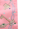 Hermès Les Cles A Pois Silk Twilly Scarf Secondhand
