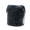 Gucci Small GG Marmont Sequined Diagonal Matelasse Calfskin Bucket Bag Secondhand