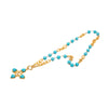 Chanel CC Gold Plated Cabochon Enamel Pendant Necklace Secondhand