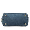 Prada Small Denim Canapa Logo Tote Secondhand