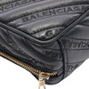 Balenciaga Calfskin Allover Logo Blanket Reporter XS Crossbody Secondhand