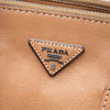 Prada Glace Calf Fringed Twin Pocket Satchel Secondhand