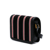 Saint Laurent Small Canvas Striped Solferino Satchel In Box Secondhand