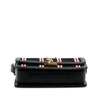 Saint Laurent Small Canvas Striped Solferino Satchel In Box Secondhand