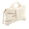 Chanel Mini CC Tweed Bow Satchel Secondhand